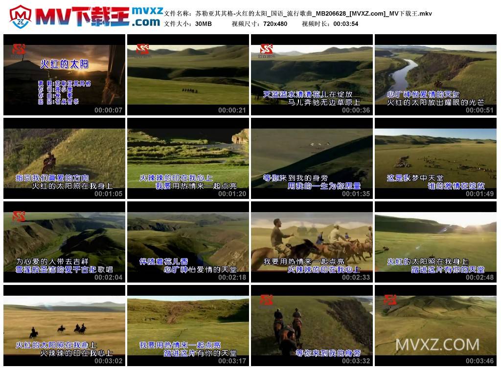 苏勒亚其其格-火红的太阳_国语_流行歌曲_MB206628